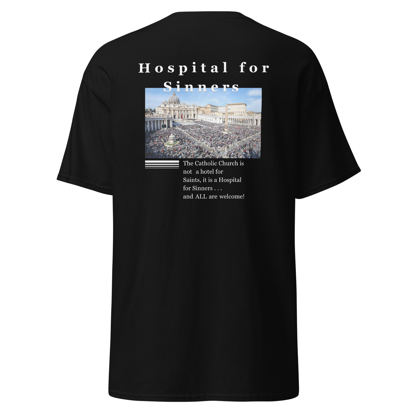 T Shirt | Why Were Catholic | SC55